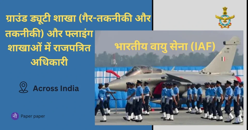 AFCAT 01/2026 Recruitment 2025