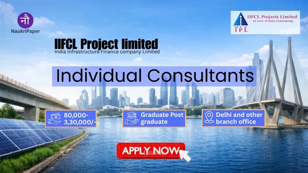 IPL Consultants Recruitment 2026 limited 5 Seats Apply Now
