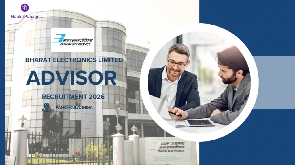 Bharat Electronics Ltd. Advisor Recruitment 2026 | 01 Post | Apply Online