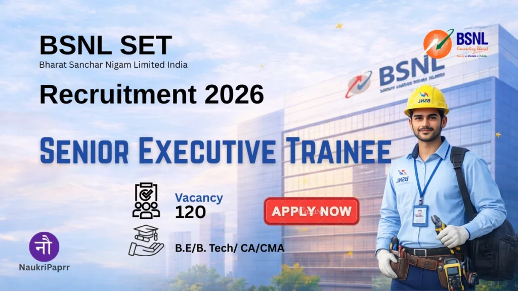 Bharat Sanchar Nigam Ltd. Recruitment 2026 Senior Executive Trainee