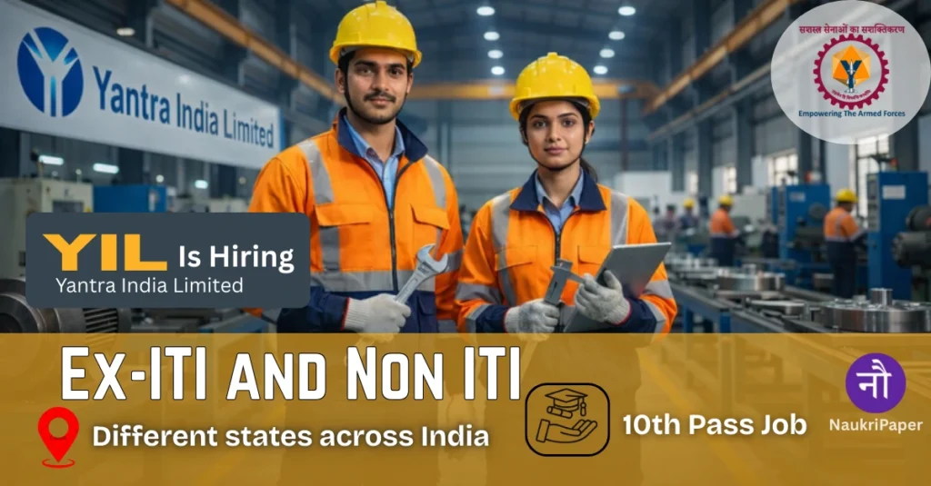 Yantra India Limited Trade Apprentices- 59th Batch Recruitment 2026