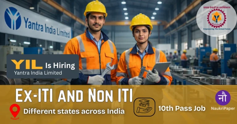 Yantra India Limited Trade Apprentices- 59th Batch Recruitment 2026