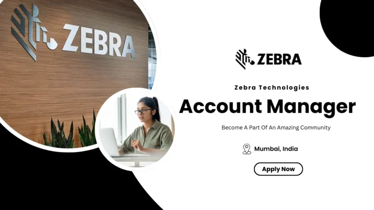 Zebra Off-Campus Drive for Account Manager 2026- Emerging Verticals
